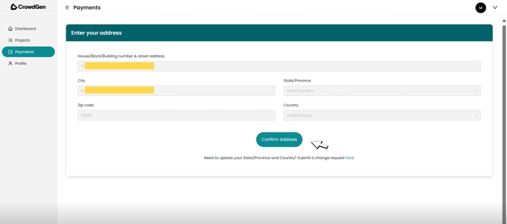 Setup Account For Payments